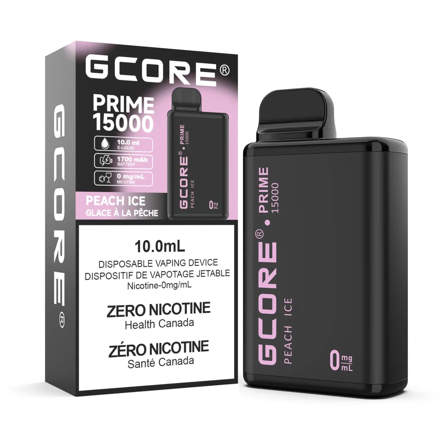 GCORE PRIME 15K Disposable Vape - Peach Ice