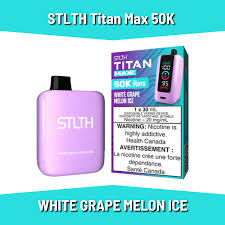 STLTH TITAN 50K Disposable Vape - White Grape Lemon Ice