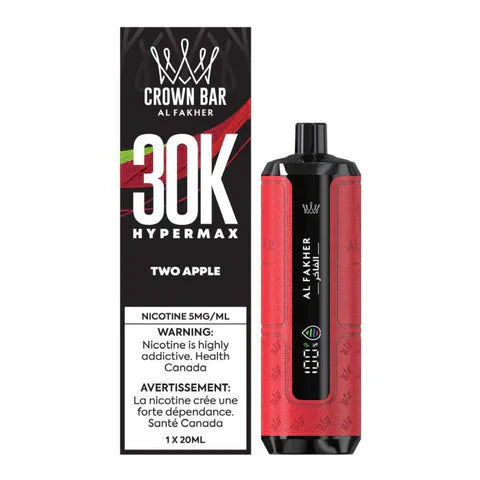 Crown Bar Al Fakher 30K Hypermax – Two Apple