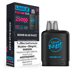 Level X Boost G2 Pre-filled Pod by Flavour Beast - Bomb Blue Razz