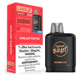 Level X Boost G2 Pre-filled Pod by Flavour Beast - Chillin Coffee Ice