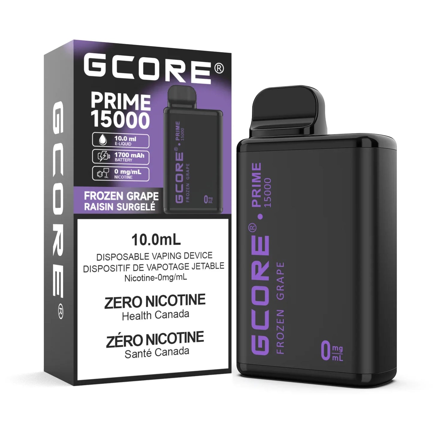 GCORE PRIME 15K Disposable Vape - Frpzen Grape