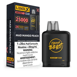 Level X Boost G2 Pre-filled Pod by Flavour Beast - Mad Mango Peach
